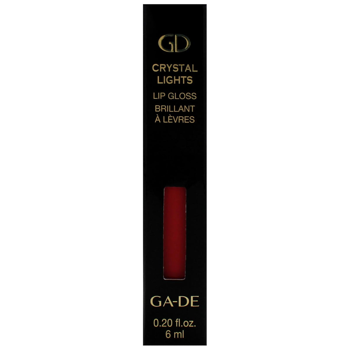 GA-DE Crystal Lights Lip Gloss, 821 - Enriched with Light-Reflecting Crystal Pearls - Smooth Silky, Rich Color - Moisturizes and Adds Shine - 0.2 oz