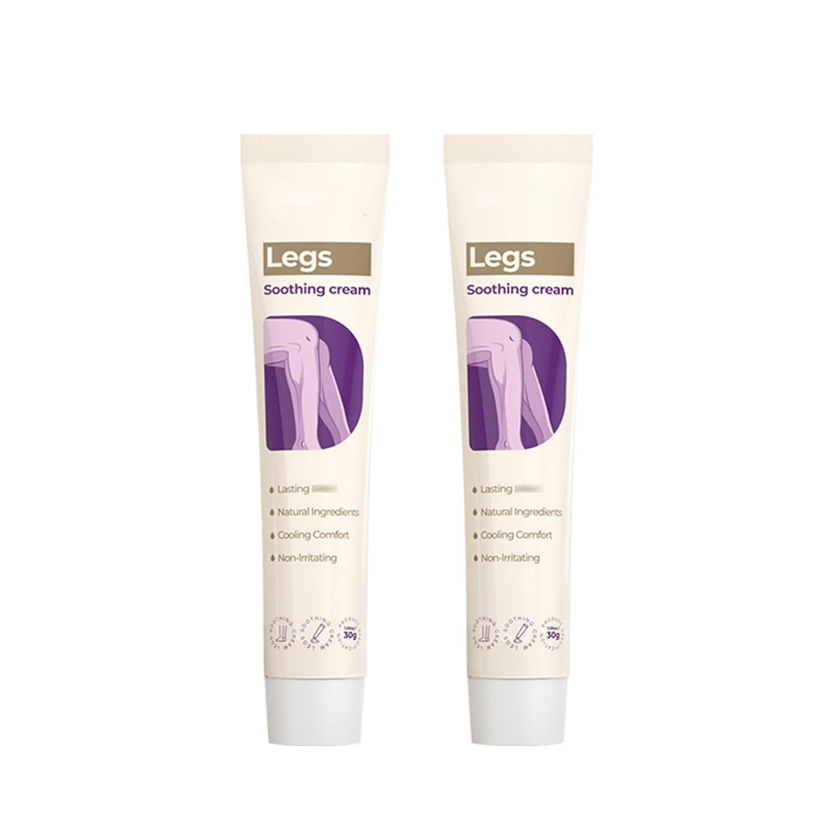 Soothing Leg Cream,Varicose Relief Cream,Cooling Gel For Varicose Veins Tr-eatment For Legs,Naturaly Plant-Based Ingredient 2pcs