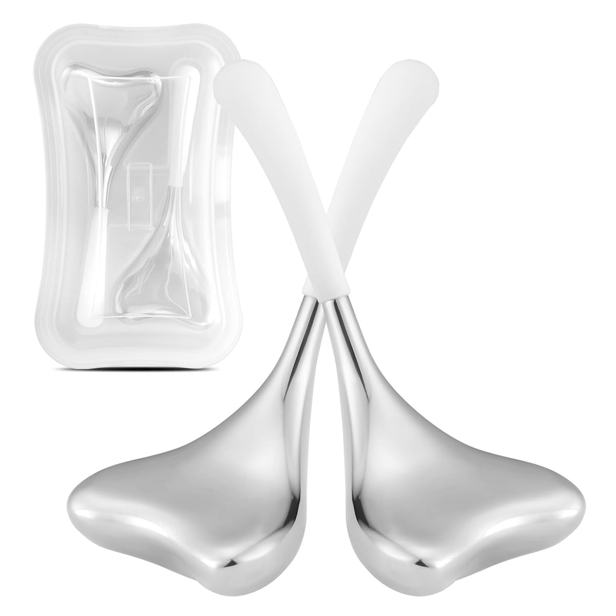 Cryo Sticks for Face - Gua Sha and Massage 2-in-1, Ice Globes-Facial Skin Care Tools for Women, Cold Globes for Facials, Cooling Face Globes