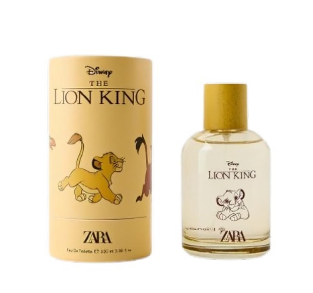 Zara The Lion King Kids' Perfume Eau de Toilette Spray 100ml (3.4 fl oz) Playful & Wild Fragrance