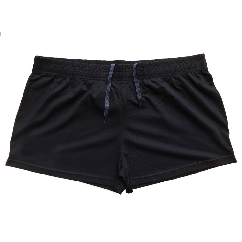 palglg Mens Bodybuilding Shorts 3 Inch Inseam Drawstring Closure Cotton PLN Black+Blue+Grey+Yellow L