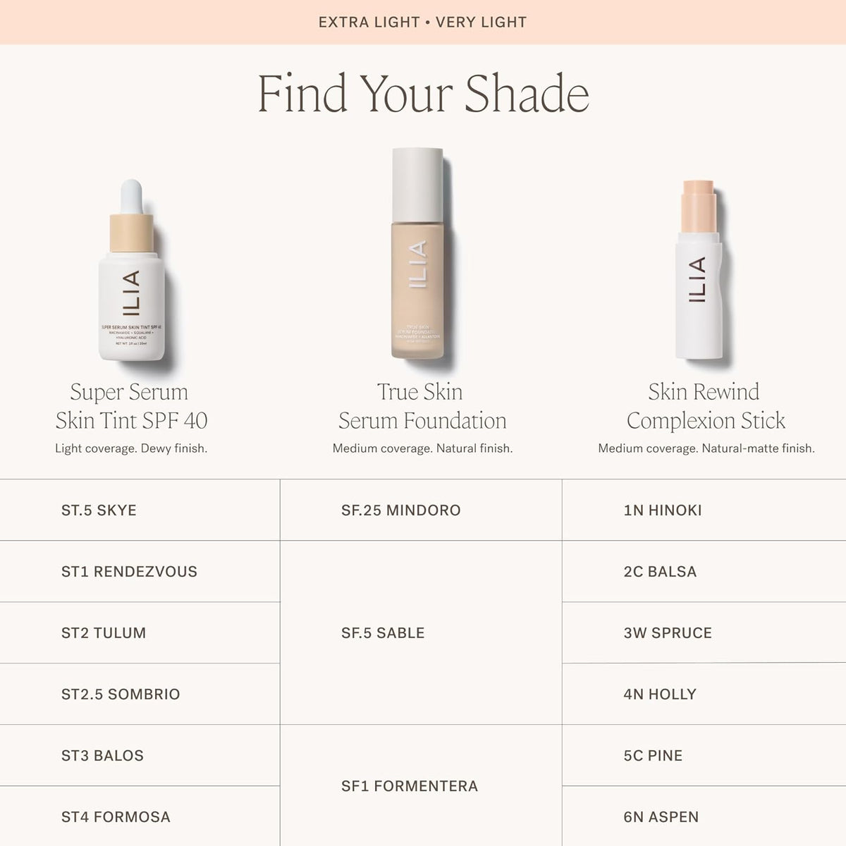 ILIA - Skin Rewind Complexion Stick - Foundation + Concealer + Skincare | Non-Toxic, Vegan, Cruelty-Free, Clean Makeup (2C - Balsa, 0.35 oz | 10 g)