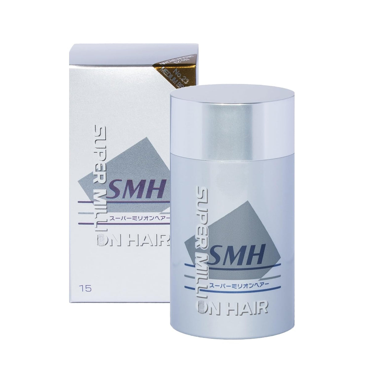 SMH Hair Fibers MADE IN JAPAN – Instantly Conceals Thinning Hair –Long-Lasting – Sweat, Water & Wind Resistant – Hair Loss Solutions For Men & Women (Medium Brown, 15g)