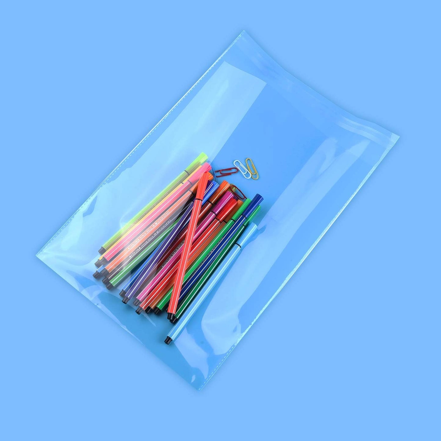 iMailer - 1000 Pack - 9" x 12" Cellophane Bags Self Adhesive - Clear Cello Resealable Plastic Poly Bags for A4, Letter Sized Documents, Plastic Sleeves, Clothing