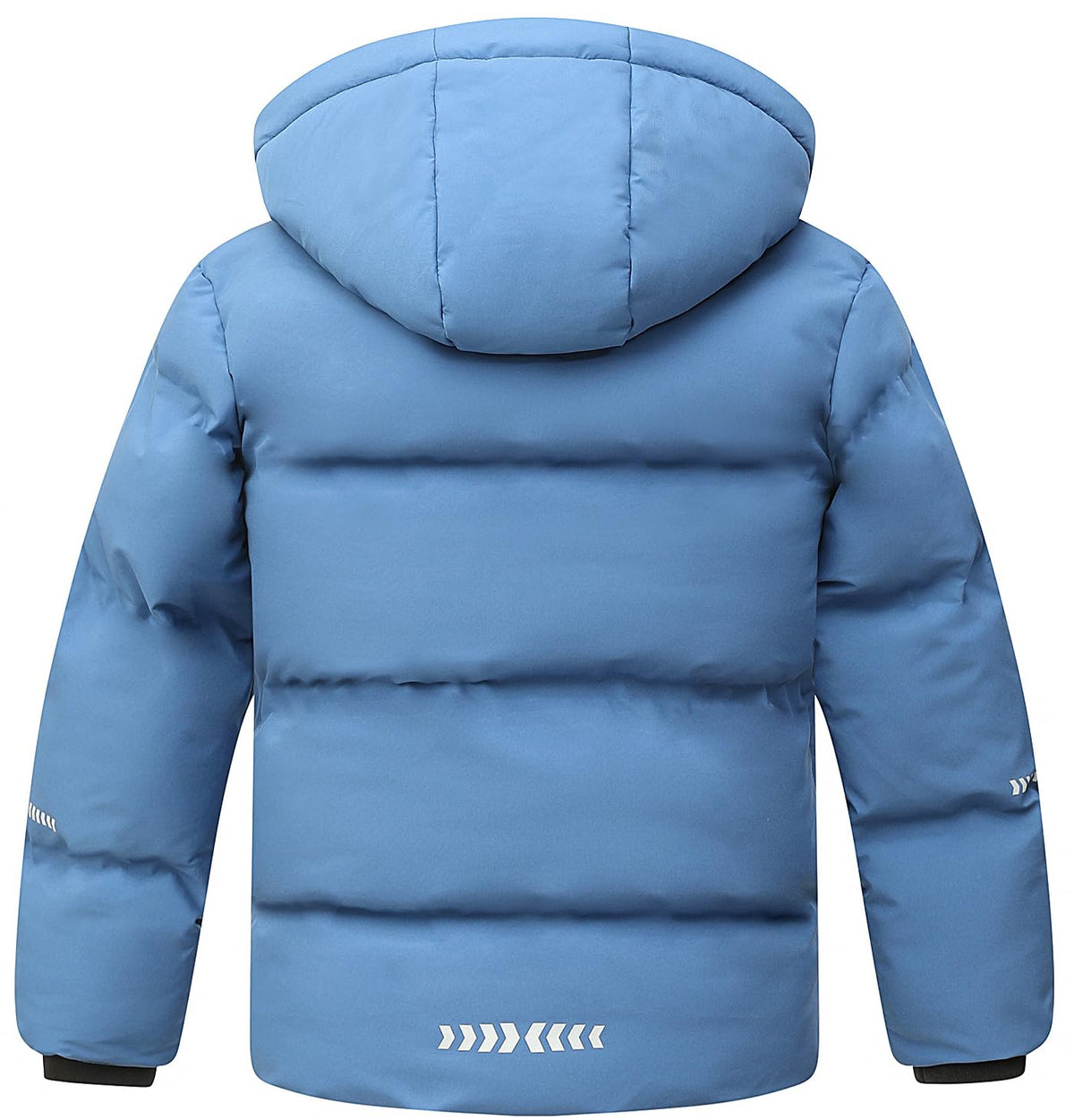 BYLESIN Kids Boy's Winter Coat Fleece Lined Waterproof Jacket Puffy Cotton Coat Thick Hooded Down Outdoor Coats