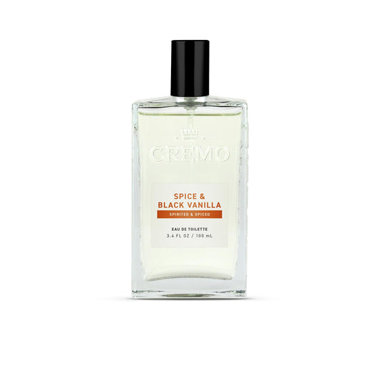Cremo Cologne for Men - Spice & Black Vanilla Mens Cologne Spray - An Explosion of Vibrant Spices, Dark Woods and Black Vanilla, Fragrances For Men, 3.4 Fl Oz