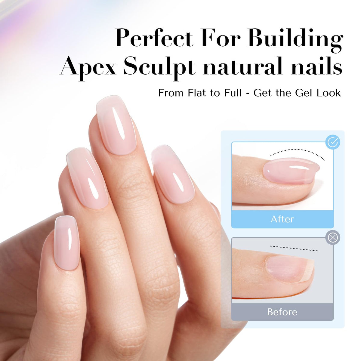 AZUREBEAUTY Natural Top Coat Nail Polish – Clear, Quick Dry, Long Lasting, Glossy Shine, Air Dry Formula, Smooth Finish, Nail Lacquer for Manicure & Nail Art, Salon-Quality