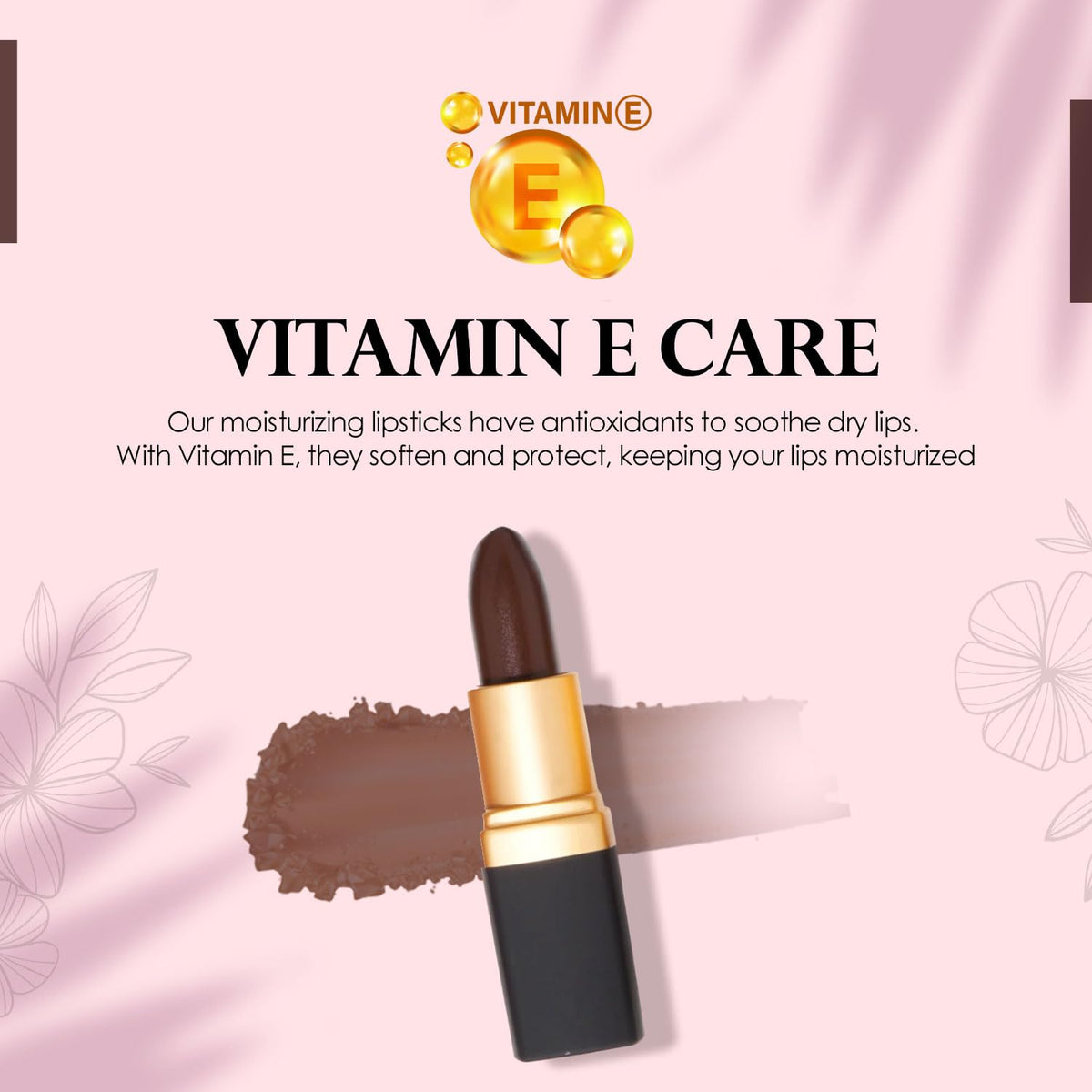 Vera Moore Cosmetics Soft Creme Lipstick - with Maximum Hydration & Moisture, Long Lasting Light Weight Opaque Color & Staying Power - Won't Feather or Fade - Fragrance & Paraben Free (Chocolate)