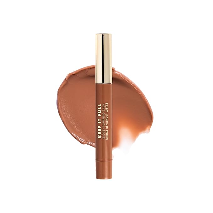 Milani Lip Plumper, Keep it Full Glossy Plumping Balm, Peptides for increased Lip Hydration & Volume - 160 Honey