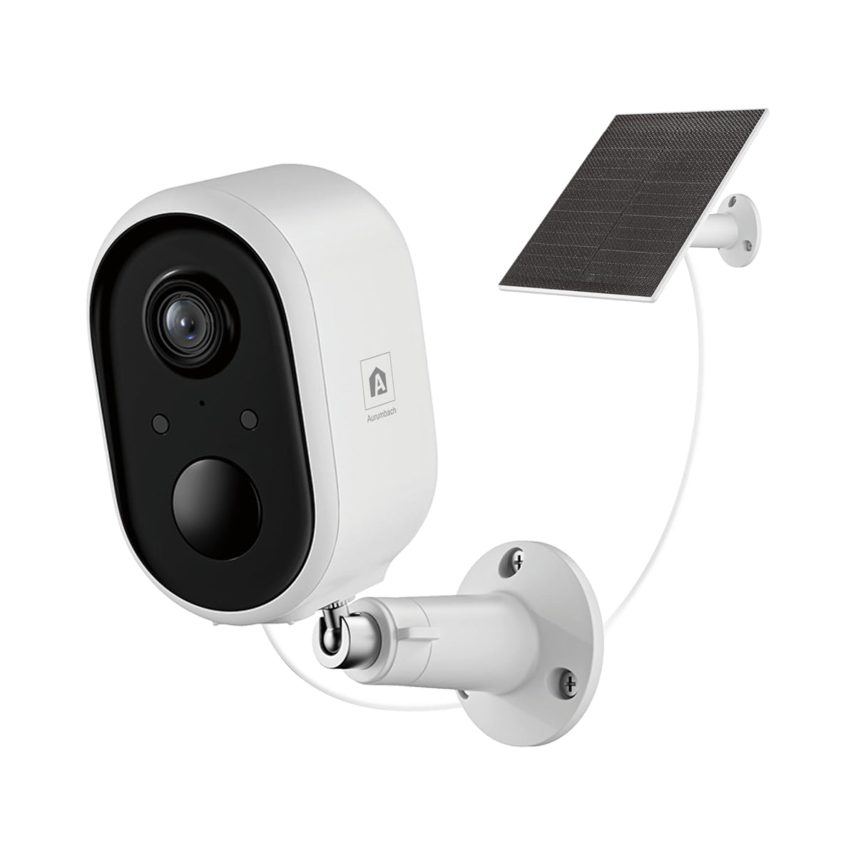 Solar Security Camera Outdoor Wireless, 2K Color Night Vision, Battery Powered PIR Motion Detection,2.4GHz WiFi Cameras for Home Surveillance, Light and Sound Alarm, 2-Way Audio