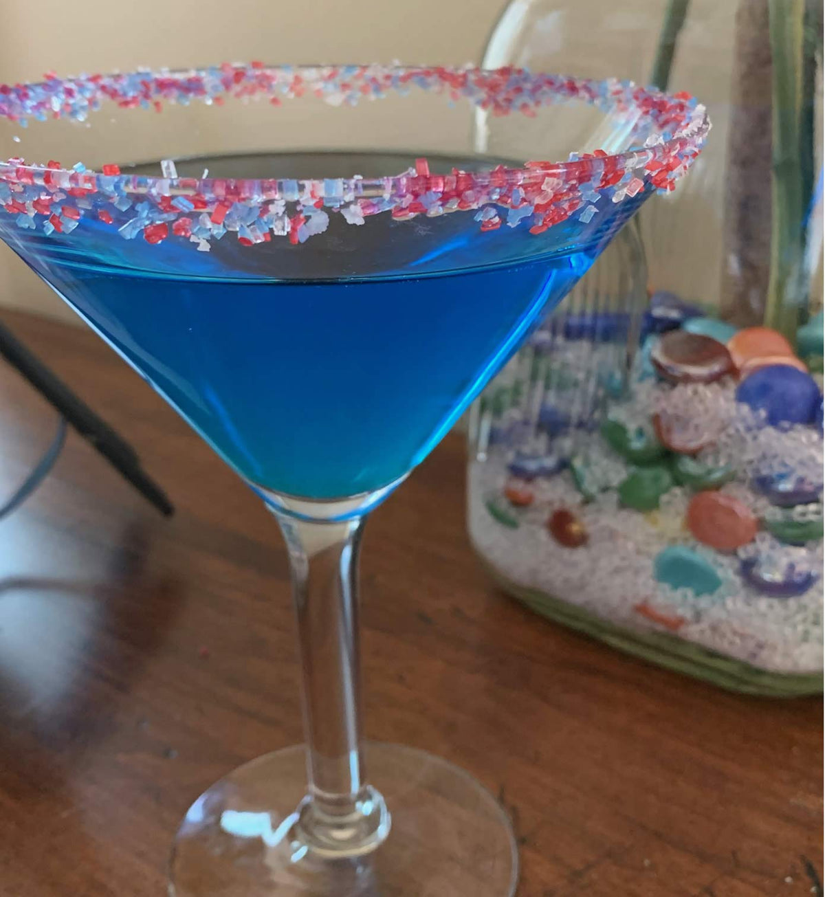 Snowy River Americas Cocktail Sugar - Kosher All Natural Red, White, and Blue Cocktail Rimmer and Coffee Rimmer (Americas, 1lb Bag)