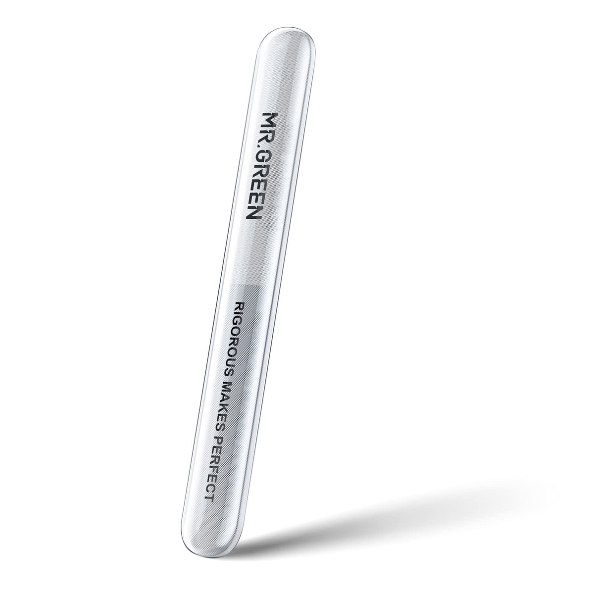 Stainless Steel Nail File with Anti-Slip Handle and Leather Case, Double Sided and Files Nails Easily for Men and Woman