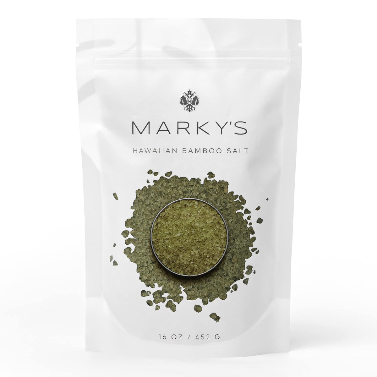 MARKY'S Hawaiian Bamboo Sea Salt Medium Coarse - 1 lb / 452 g