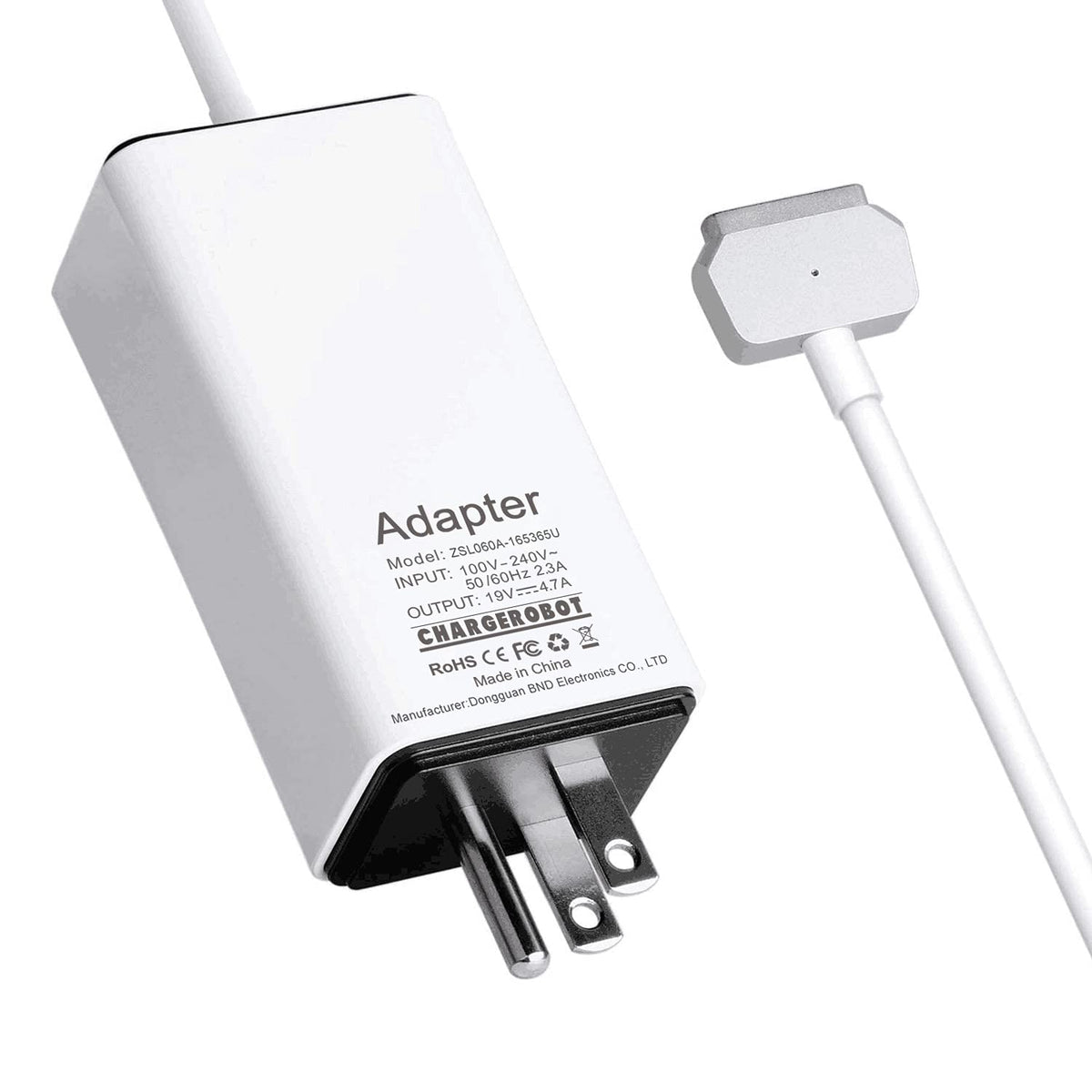 HJTPOWER 85W Charger for MacBook Pro 15 inch Retina(Mid 2012 to Mid 2015), Replacement for Magnetic 2 A1398 A1424 Power Adapter
