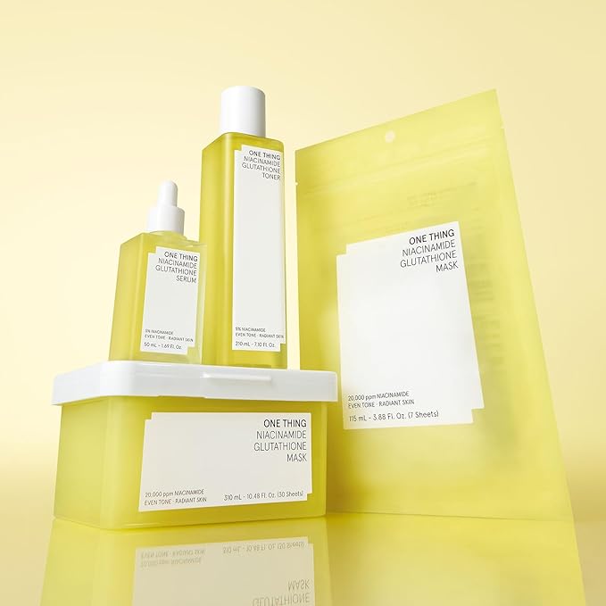 ONE THING Niacinamide Glutathione Serum (1.69 fl.oz / 50ml), Korean Skincare, Hydrating and Soothing serum for face