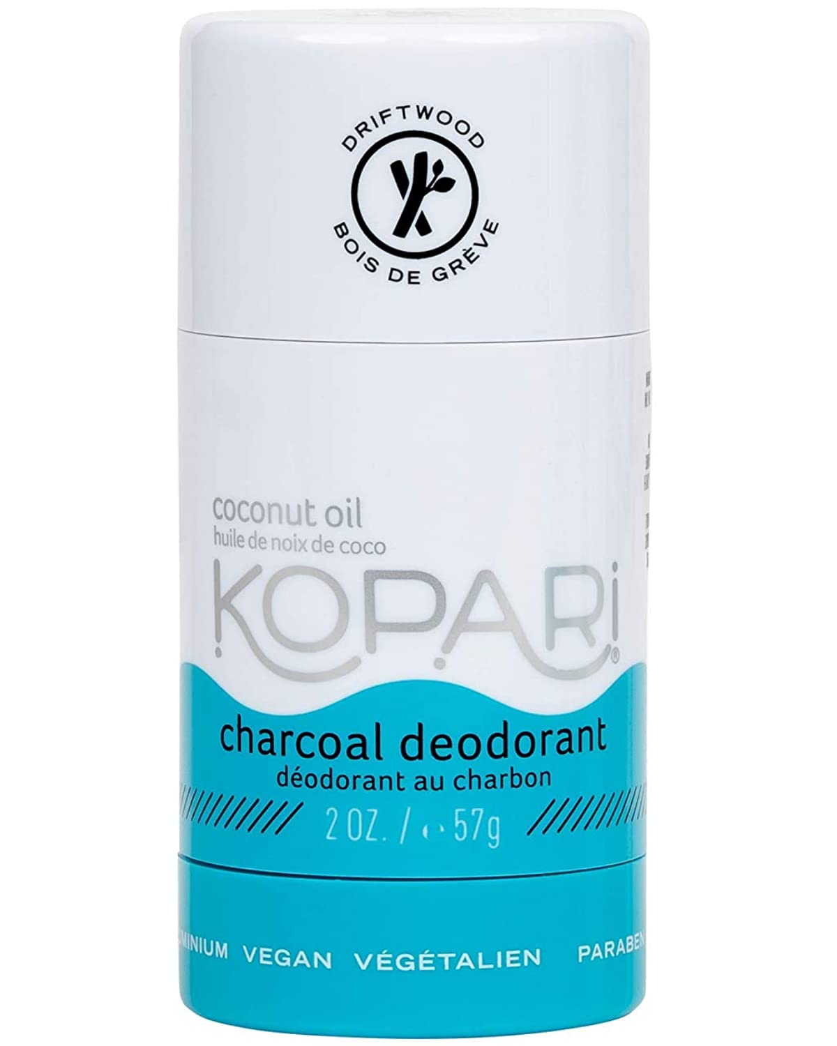 Kopari Aluminum Free Coconut Deodorant, Non Toxic & Clean Plant-Based, No Aluminum, Parabens or Baking Soda, Long Lasting Protection, Original 2 Pack