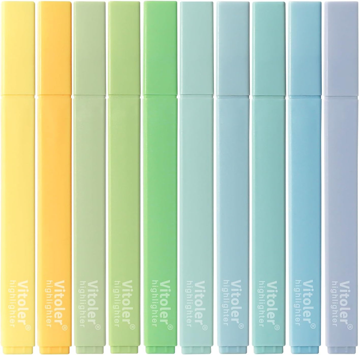 Highlighters,10Pcs Bible Highlighters,Chisel Tip Office Accessories for Journaling Planner Notes School Supplies