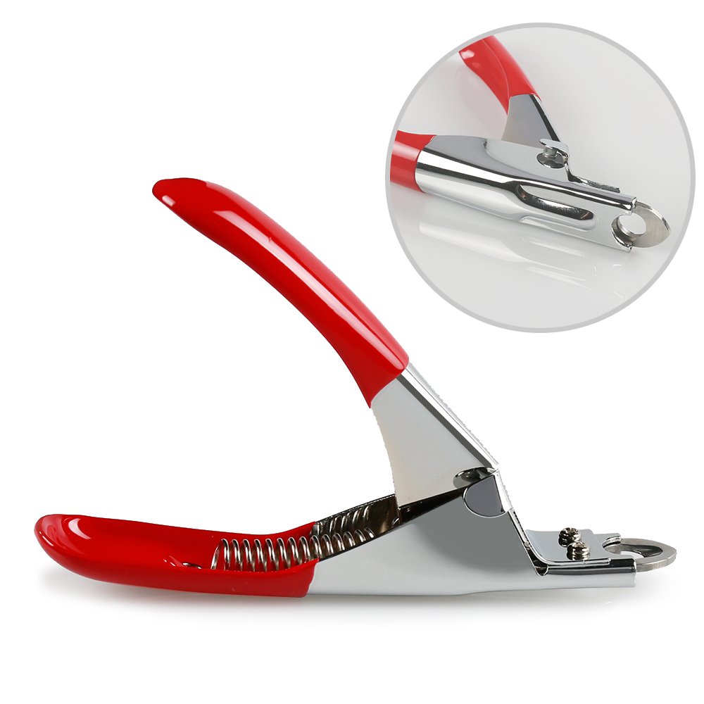 WeinaBingo Dog Cat Pets Nail Clippers, Professional Pets Claw Trimmer with Free Nail File, Sharp Stainless Steel Blade, Sturdy Non Slip Handles - for Safe, Professional at Home Grooming