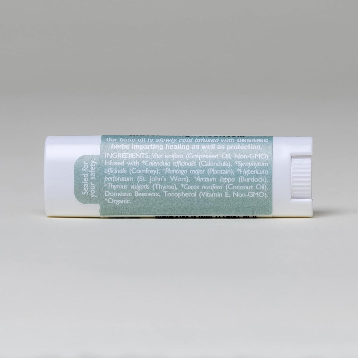 Unscented Lip Balm, Herbal Healing Lip Balm, Balm for Perioral Dermatitis, Very Dry Lips, Natural Fragrance Free Beeswax (Unscented Pack of 3)