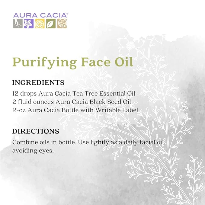 Aura Cacia Black Seed Skin Care Oil | GC/MS Tested for Purity | 118ml (4 fl. oz.)