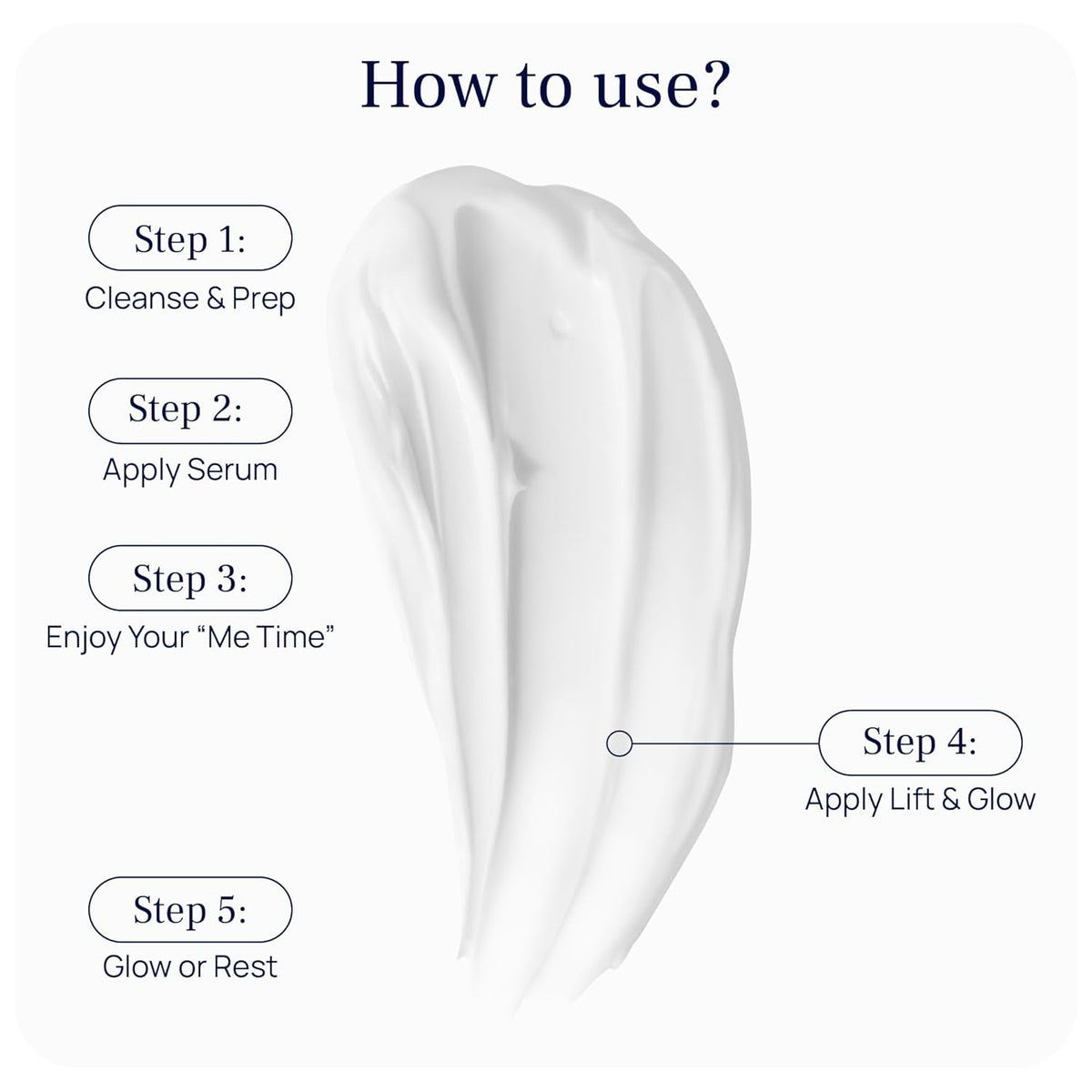 Lift & Glow Organic Eye Cream for Dark Circles and Puffiness - Anti Aging Eye Cream for Wrinkles - Reduces Dark Circles and Under Eye Bags - With Kakadu Plum, Coconut Oil, Spirulina & More - 0.5 Fl Oz
