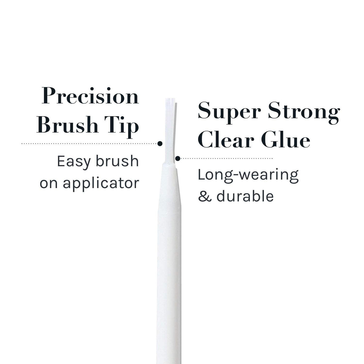 AOA Studio Eyelash Lash Glue Enhancers 4pcs Strip Lash Adhesive Strong Hold Water Proof Formula No Irritation Latex Free Long Lasing Quick Dry Eyelash Adhesive 0.17oz Each (4 Pack) (Clear)