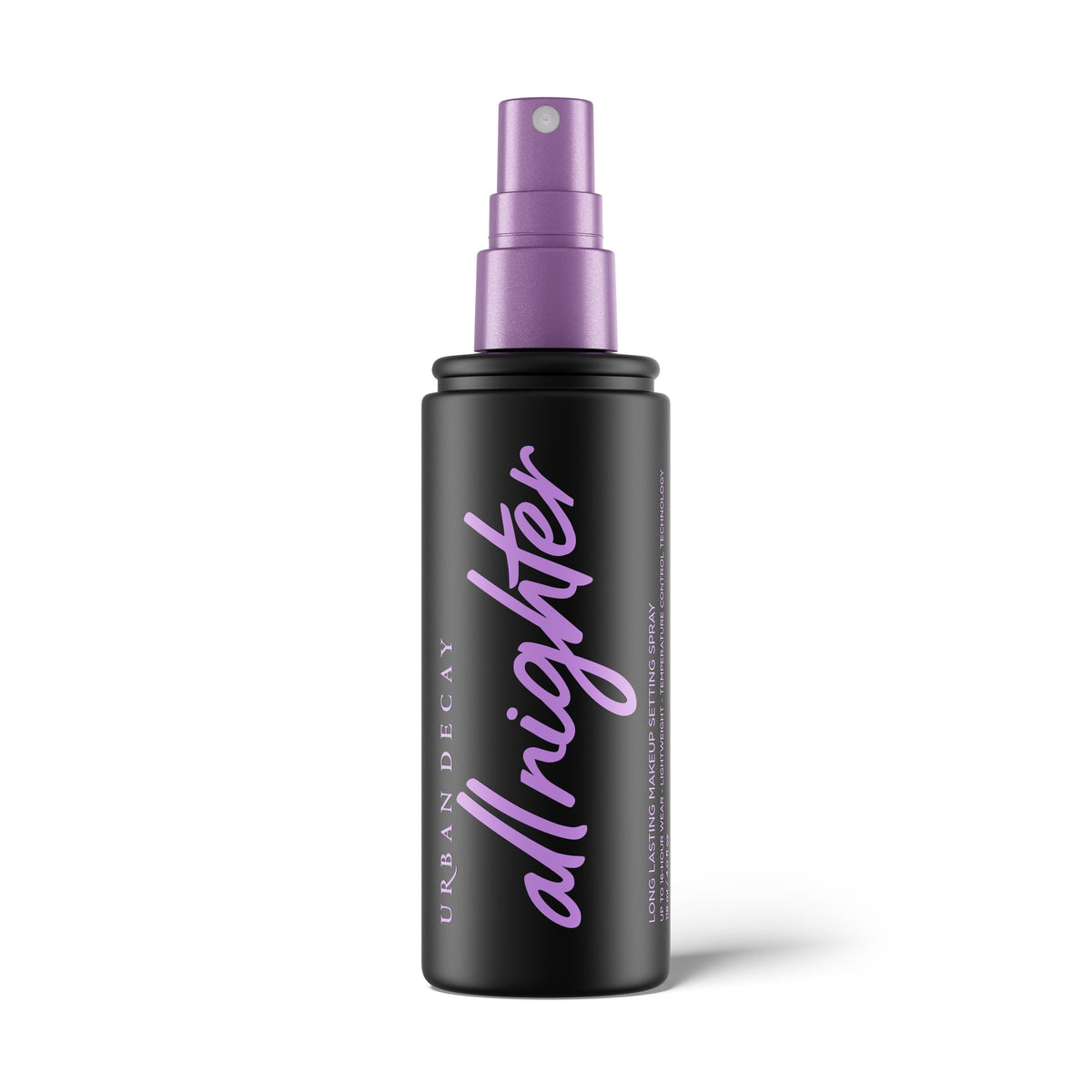 Urban Decay All Nighter Waterproof Makeup Setting Spray (Full Size) - Natural Finish, Smudge-Proof, Transfer-Resistant, Up to 16HR Wear, Cools Skin Temperature, Fine Mist, Controls Shine - 4 Fl Oz