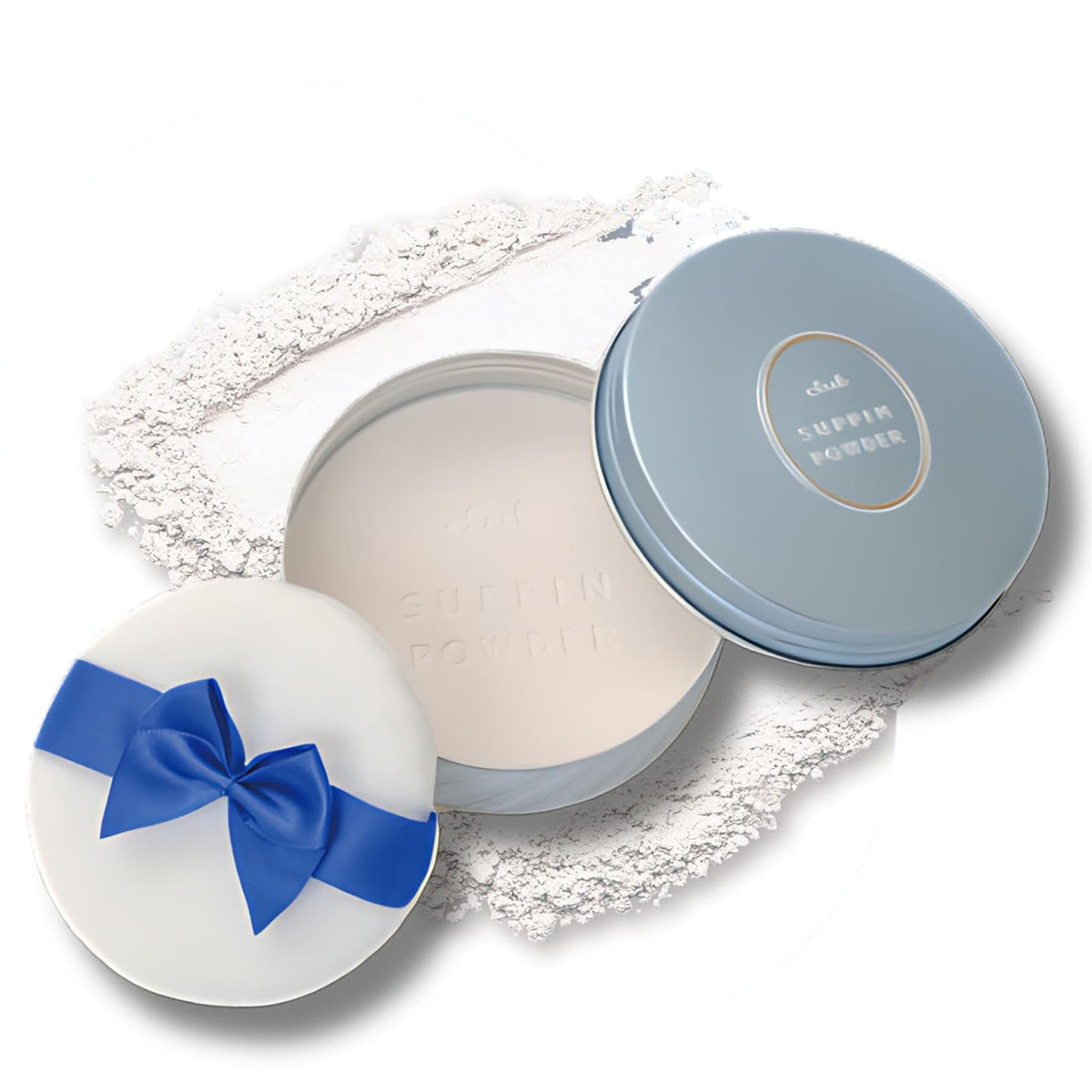 Club Translucent Setting Powder Makeup for Natural Matte Finish, Translucent Pressed Powder, Lightweight Face Powder with Amino Acid, Shea Butter& Aloe Leaf Extract from Japan 0.87 Oz INNOCENT FLORAL