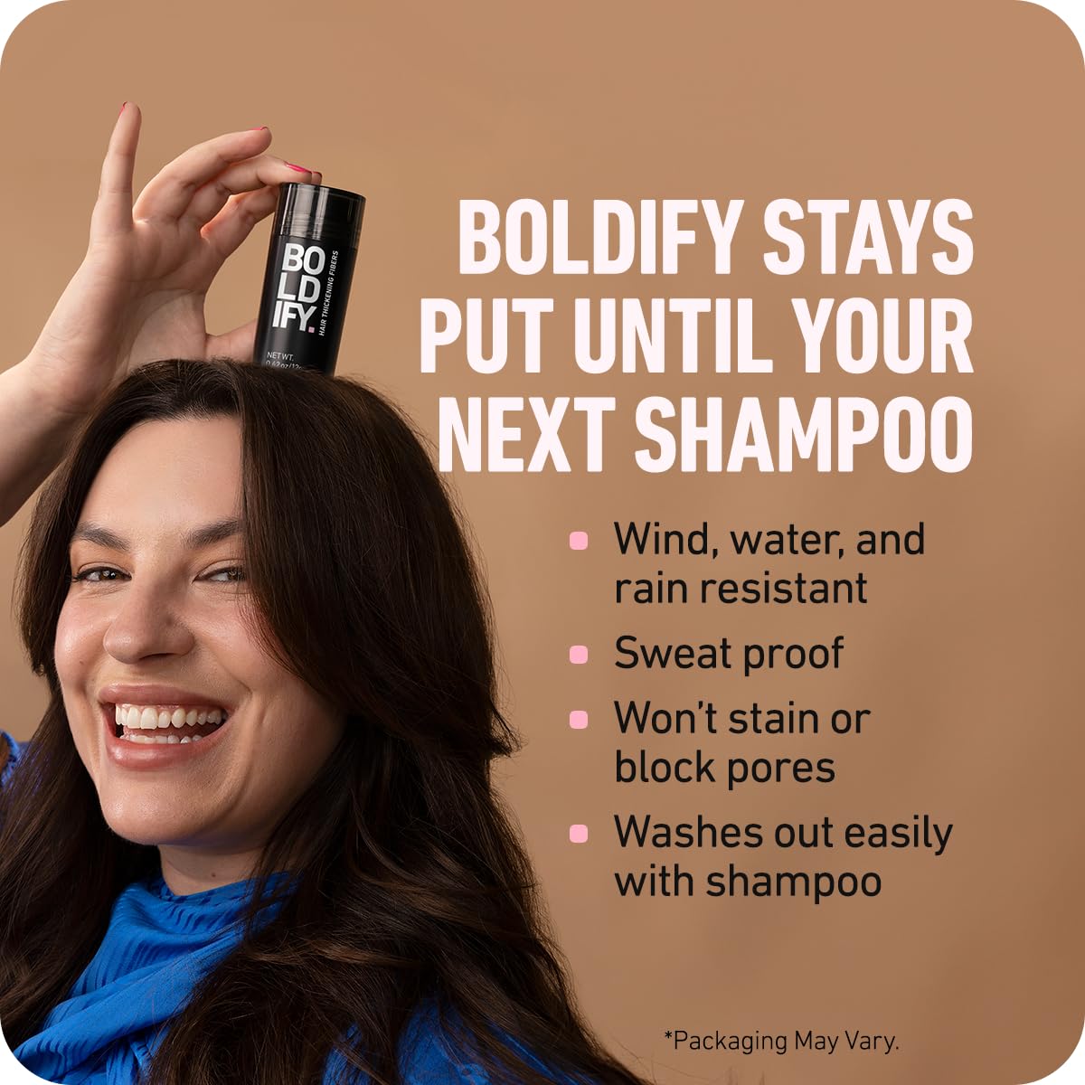 BOLDIFY Hair Fibers (56g) - Fill In Thinning and Fine Hair for an Instantly Fuller, Thicker Look - 14 Shades for Women & Men - Gray