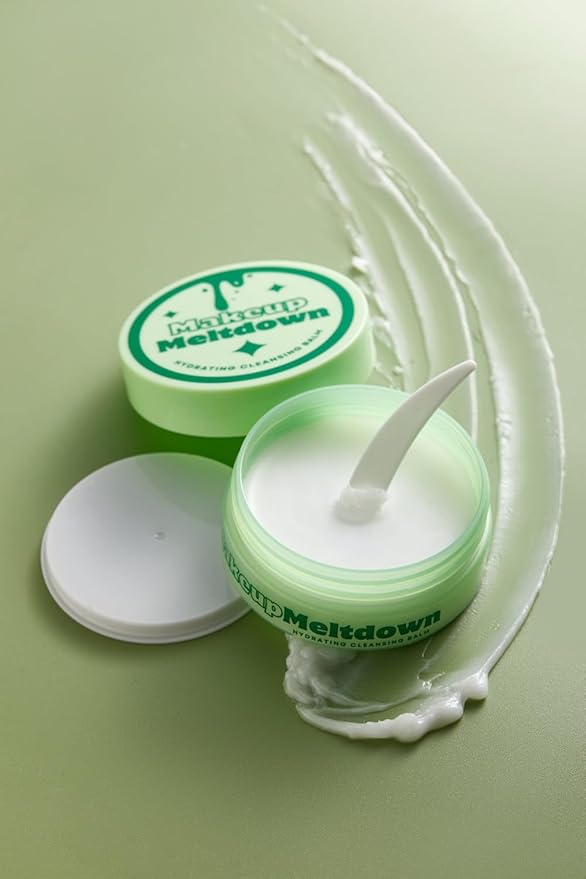 Makeup Meltdown Cleansing Balm – Hydrating Makeup Remover for Face and Eyes – Jojoba Oil and Vitamin E – Gentle Balm to Oil Cleanser for All Skin Types – 3.5 oz