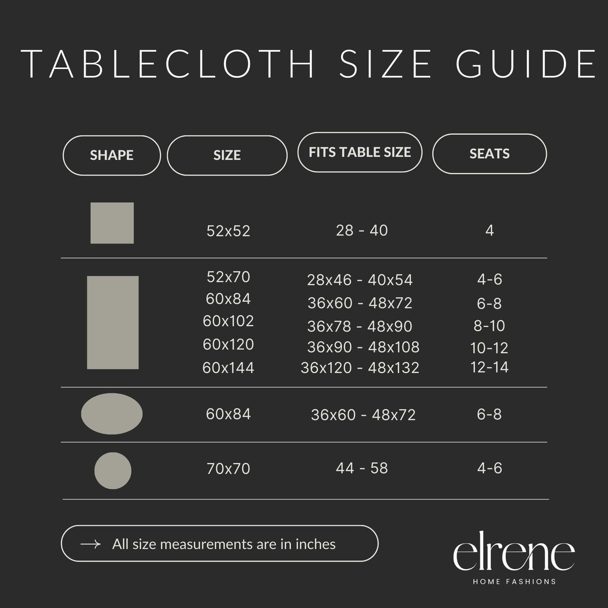 Elrene Home Fashions Autumn Leaves Fall Printed Wrinkle Resistant Tablecloth, Holiday Table Cover for Formal or Everyday Use, 70" Round
