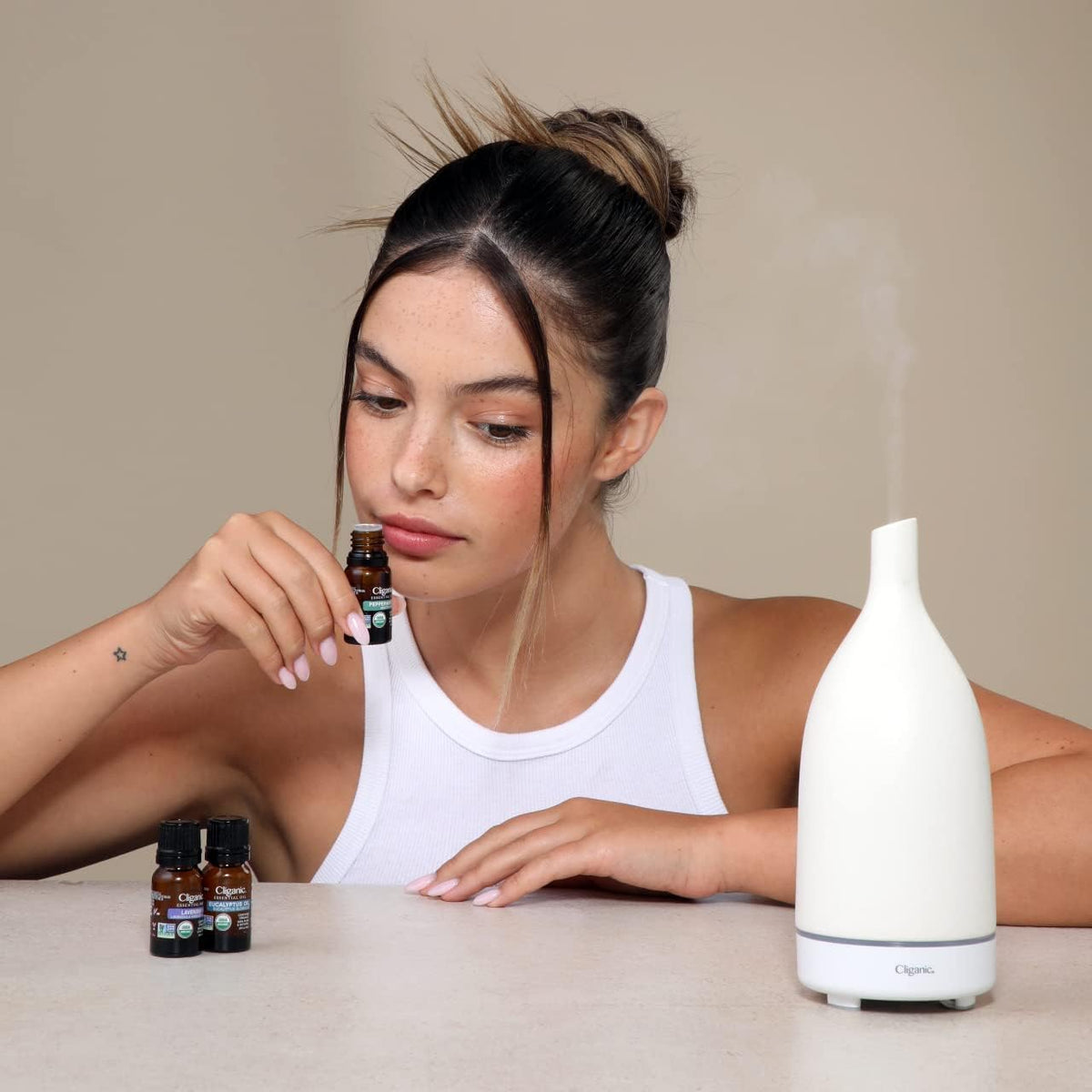 Cliganic Soothe Essential Oil Blend - Organic, Natural Aromatherapy Oil for Diffuser Steam Distilled | Non-GMO Verified