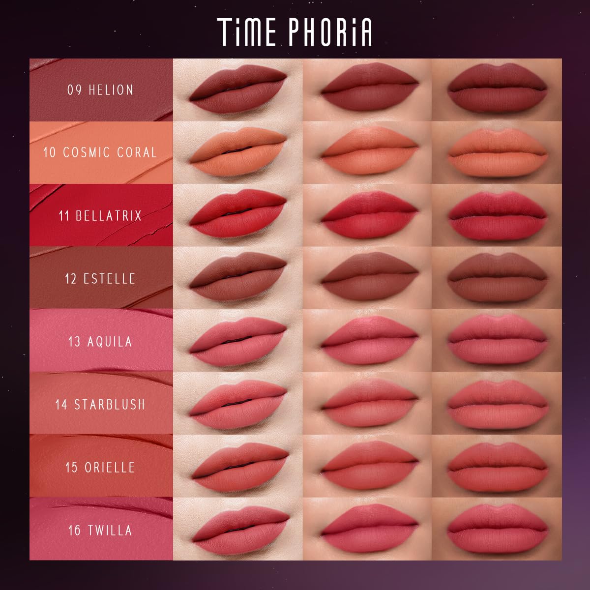NEBULA VELVET LIP CREAM-Long Lasting Lip Stain, Waterproof and Transfer Proof Lip Tint, Matte Finish Lipstick, Smooth Out Lip Lines, Lightweight Lip Cream, High Coverage (04 ALLURA)