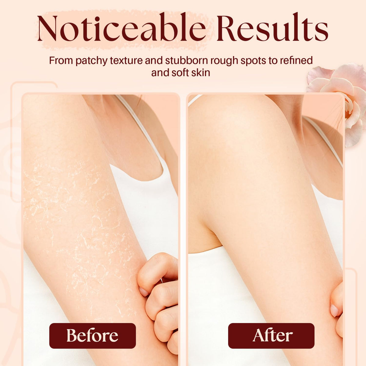 Himalayan Salt Body Scrub 12 oz - with Collagen and Stem Cells - Exfoliating Salt Scrub for Cellulite - Deep Cleansing for Acne, Scars, Wrinkles - Moisturizes Skin