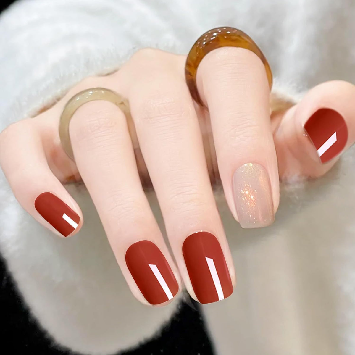 Major Dijit Quick Dry Nail Polish Brown Summer Nail Lacquer for Nail Art Regular Nail Polish 0.41 fl oz.