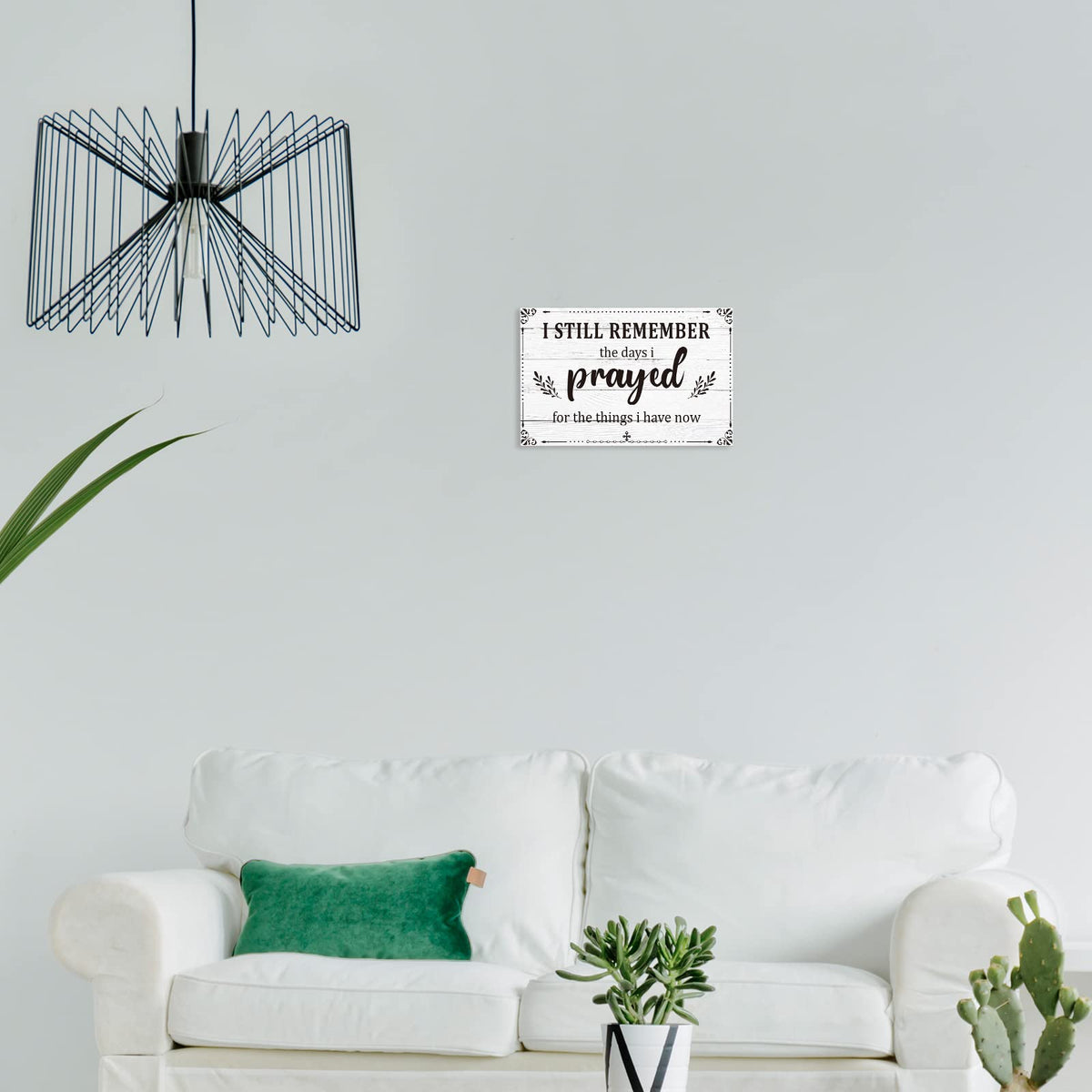 I Still Remember The Days I Prayed Home Wall Decorations Wooden Table Centerpieces Box Sign Farmhouse Decor House Prayer Wooden Rustic Presents For Bedroom Living Room or Shelf(White)