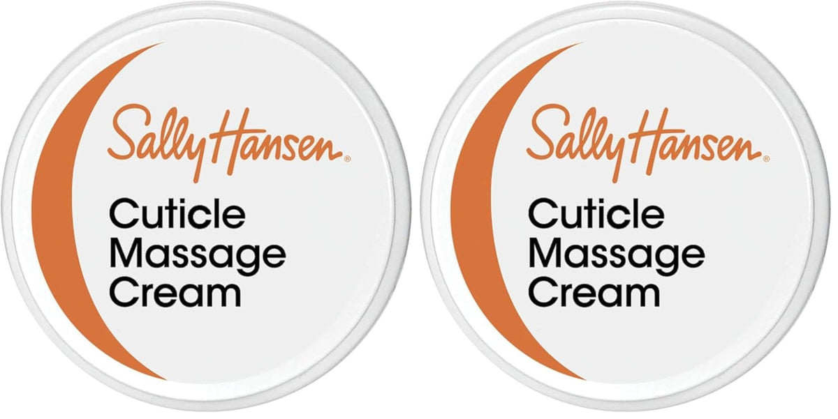 Sally Hansen Cuticle Massage Cream, Cuticle Care, Nourishing, Includes Apricot Oil (Pack of 2)