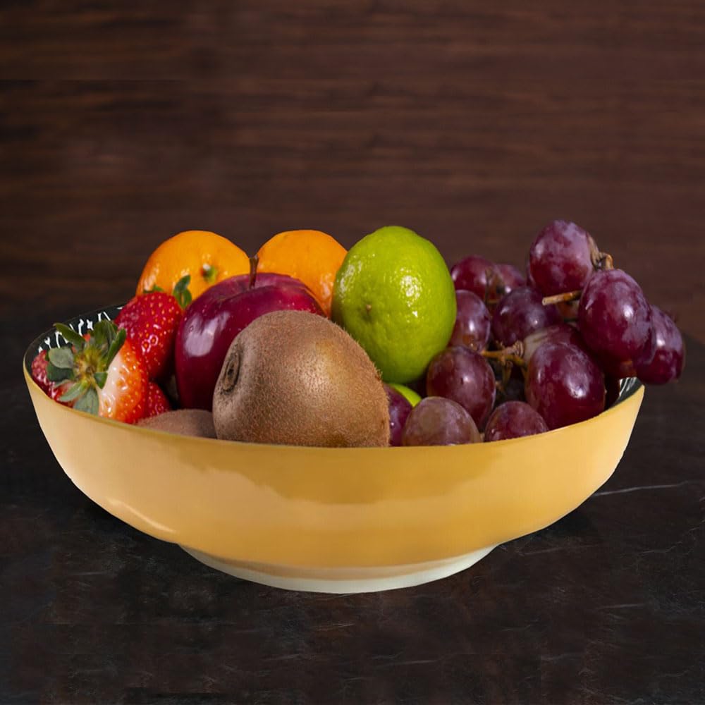 Qlans Large Salad Bowl, 10.5-inch, 80 oz, 2 Spaghetti Bowls - Colorful Party Dishes, Ideal Home Gifts