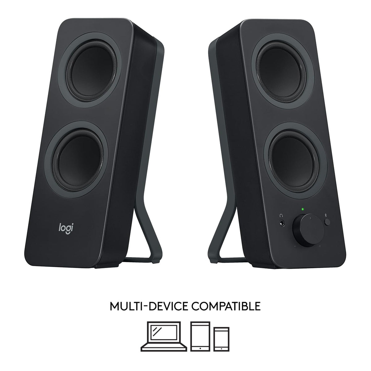 Logitech Z207 2.0 Stereo Computer Speakers with Bluetooth
