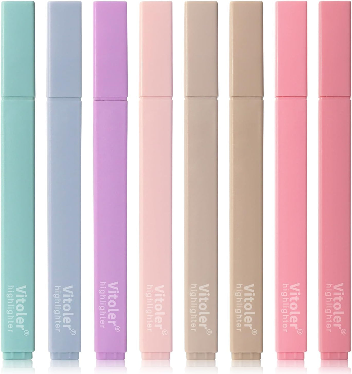 Bible Highlighters,8 Colors pastel highlighters, Cute Pens with Chisel Tip for Journaling Office School Bible Study Supplies