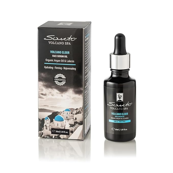 Volcano Elixir Face Serum Oil 30ml – Hydrating & Firming Facial Serum Oil with Lakesis – Face and Neck Anti Aging Facial Serum for Women