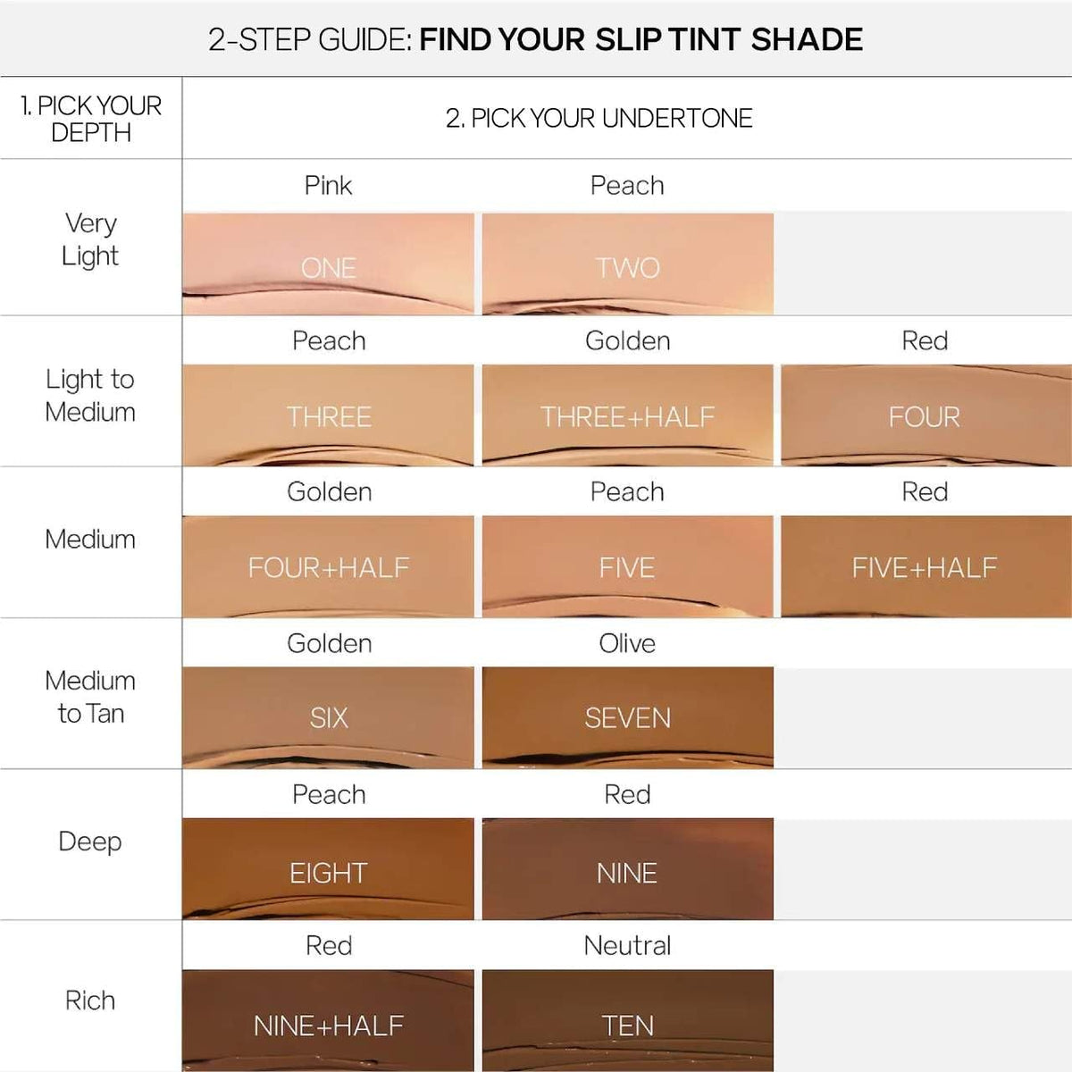 Saie Slip Tint Tinted Moisturizer with SPF 35 - Light Coverage, Glowy Skin Tint & Mineral Sunscreen for Face with Hydrating Hyaluronic Acid - Summer Makeup Essential - Shade Six (1.35 oz)