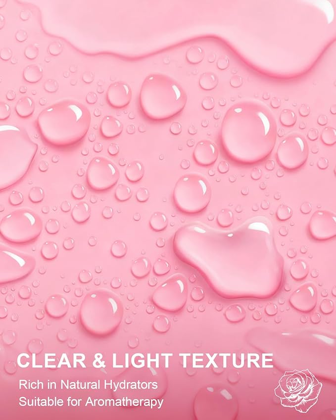 Pure Rose Water Toner for Face, 32 Fl Oz Bulk, 100% Natural Rosa Damascena Rose Hydrosol, Refreshing Rosewater for Hair, Skin, Aromatherapy, Hydrates & Soothes, Alcohol Free, Chemical Free