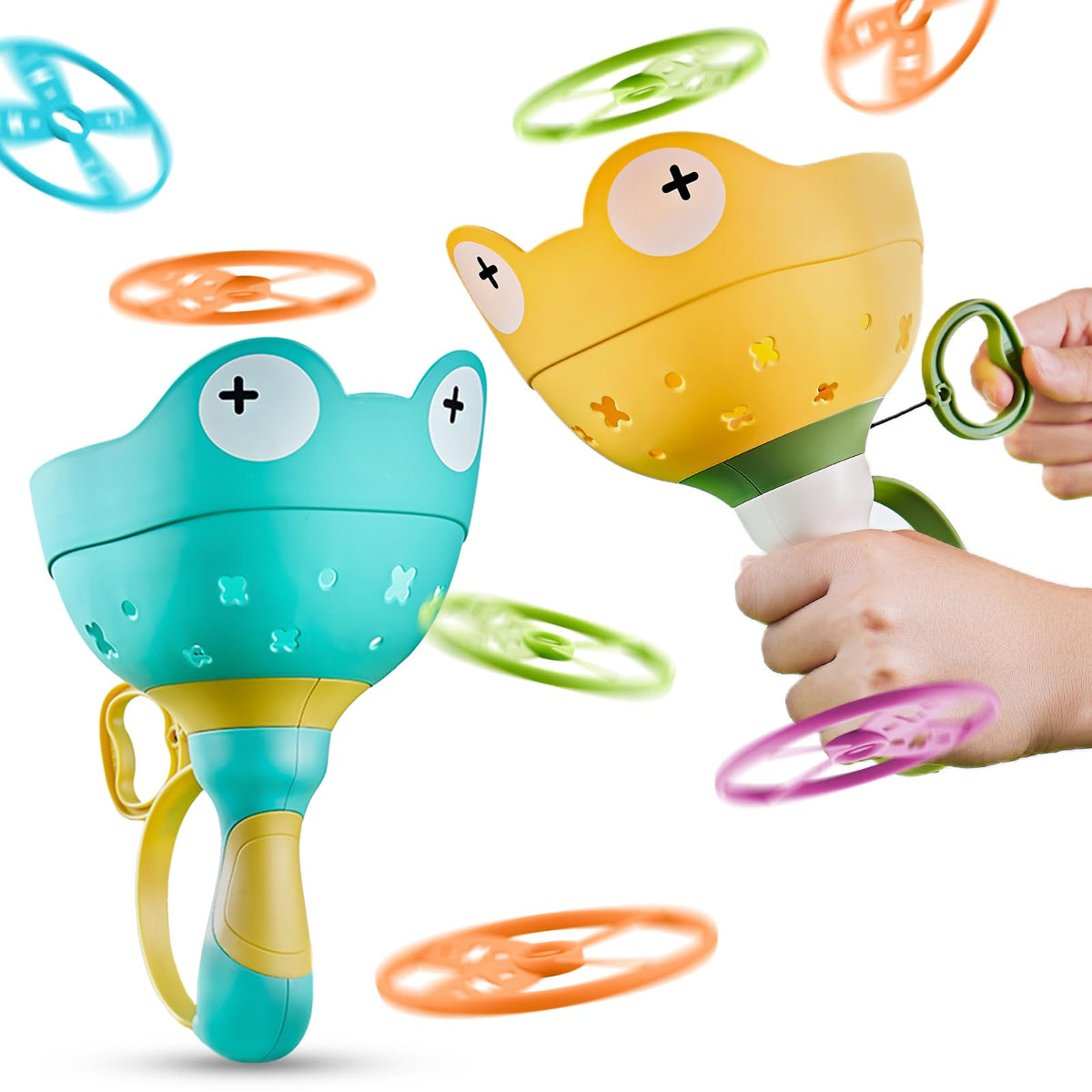 Outside Toys for Kids Ages 4-8 - Manual Capture Catching Game - Toddler Chasing Toy for Boys & Girls, Ages 3-7 - Outdoor Fun Family Games