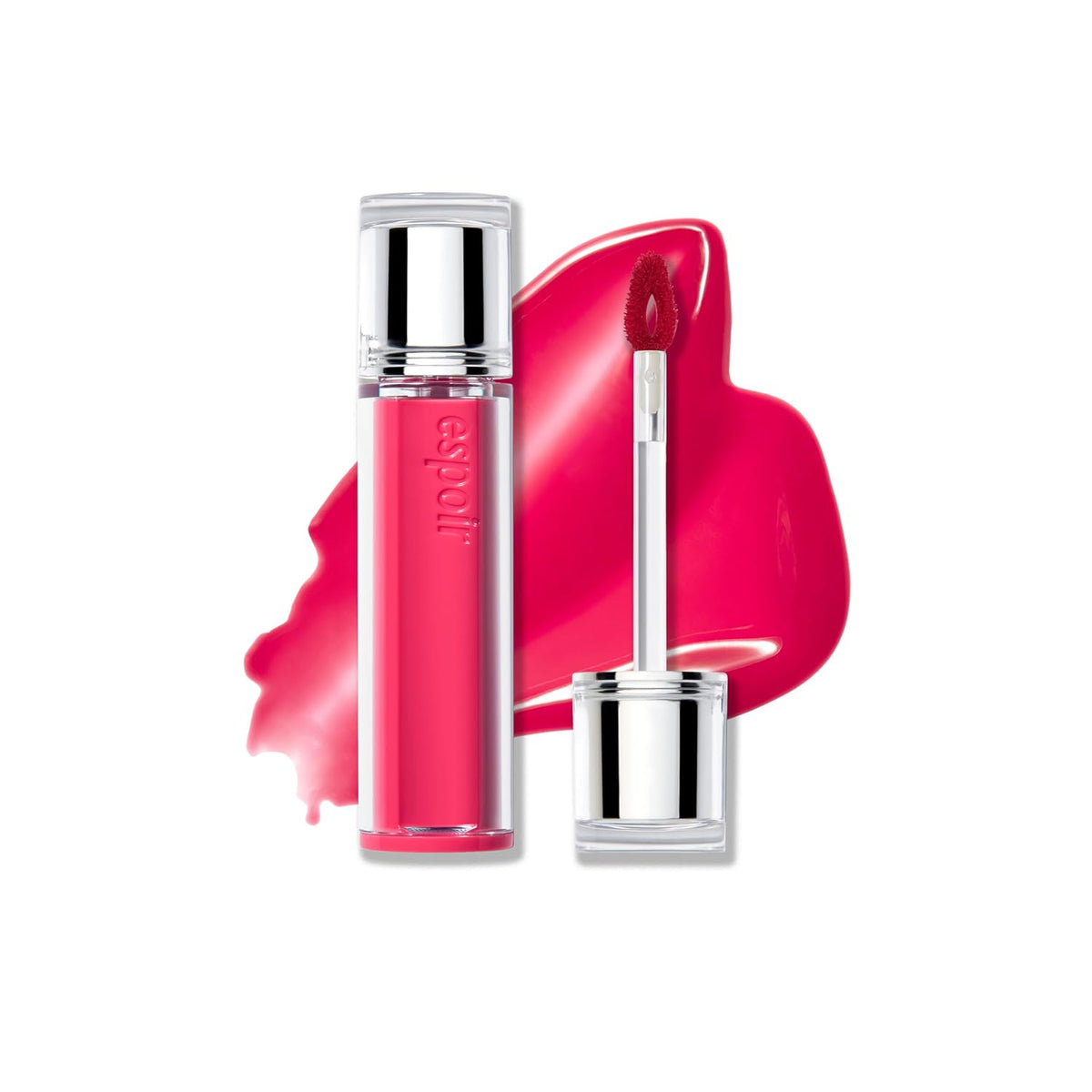 Espoir Couture Lip Tint Glaze #13 Bold Berry 0.14oz | Volumizing Lip Stain with Syrupy Shine | Long-Lasting & Vibrant Color for Radiant Lip Look | Moisturizing & Glossy Lip Tint | Korean Lip Makeup