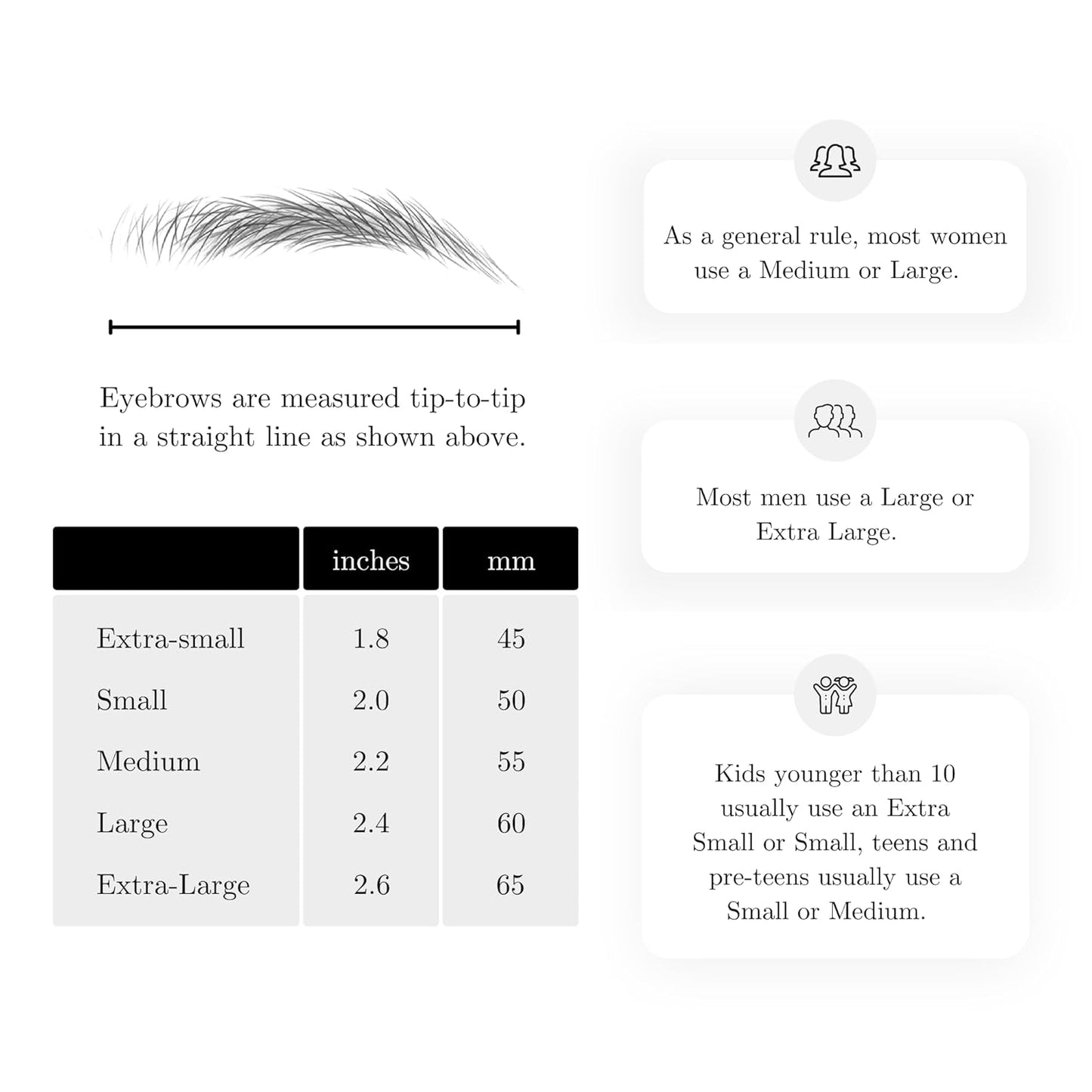 (10 pairs) Dark Brown Temporary Eyebrow Tattoo - Small Size - Waterproof & Smudgeproof - Assertive Arch Style Eyebrow Stickers - Sheet Lasts up to 30 Days - Won't Work on Existing Brows