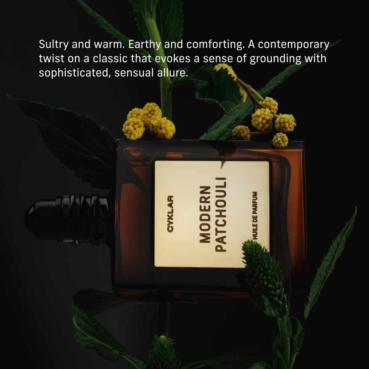 Perfume Oil Roll-On. Travel-Friendly Modern Patchouli Fragrance with Bergamot, Verbena, and Cashmere. Long-Lasting Essential Oil Parfum for Women and Men. 0.5 Fl Oz Scented Rollerball Bottle