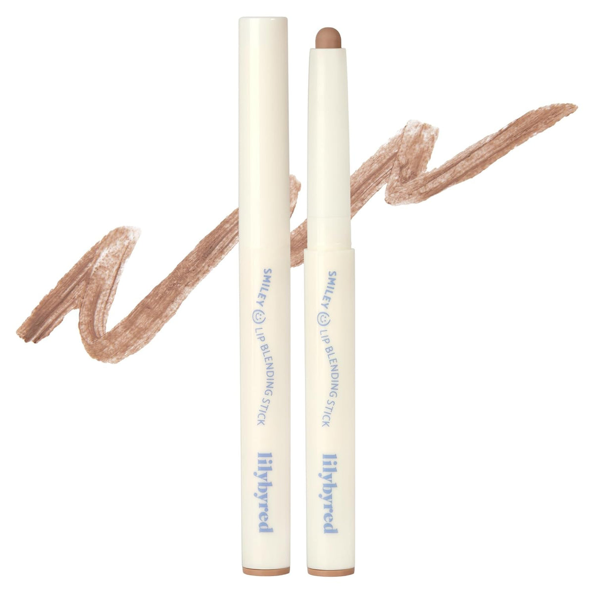 lilybyred Smiley Lip Blending Stick | Korean 3-in-1 Multi-Use Lip Liner, Smooth Creamy Texture, Long-Lasting Matte Finish, Soft Blur Effect, Precision Contour Pencil, 0.028 oz. (04 Giggle with Me)
