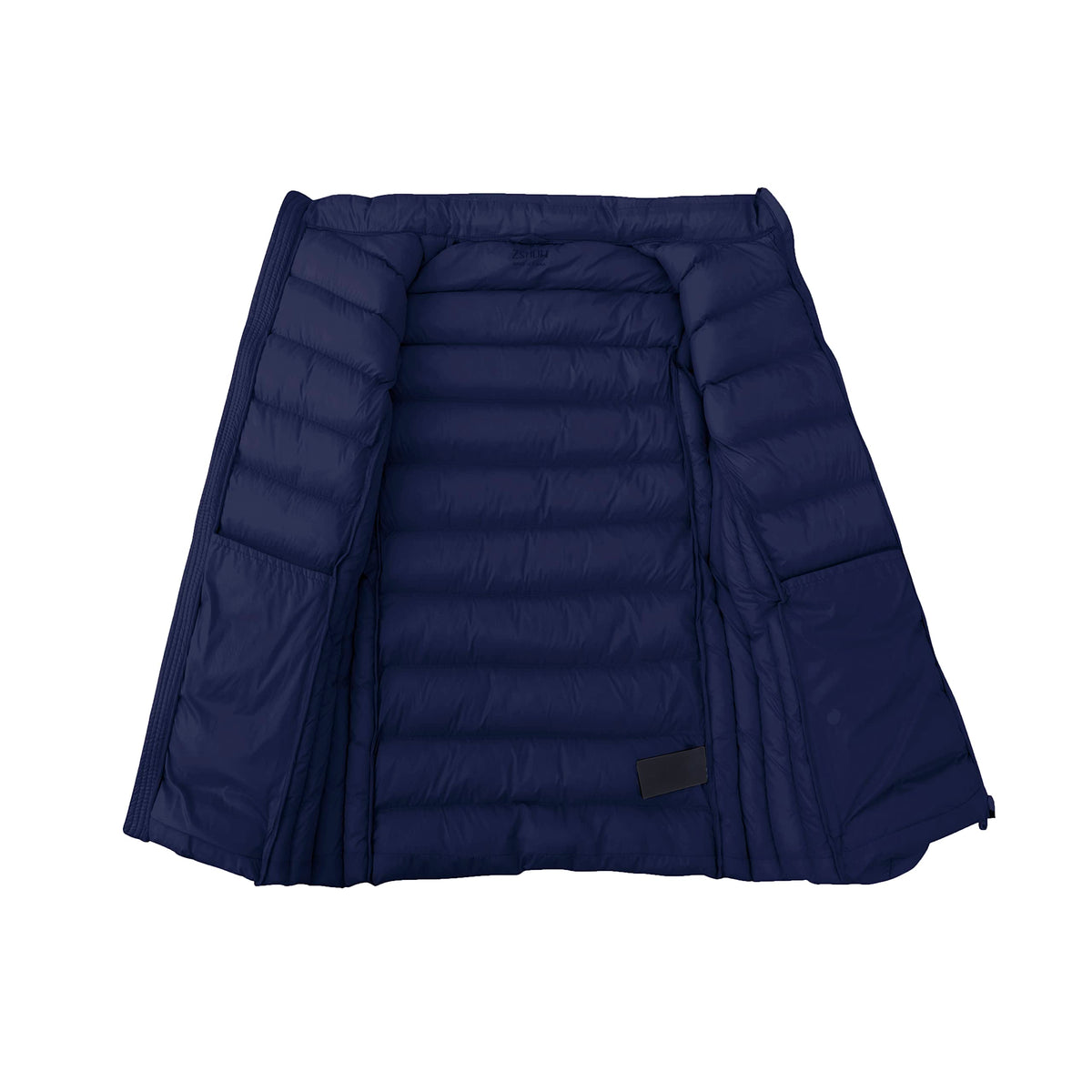 ZSHOW Women's Packable Winter Coat Lightweight Warm Quilted Puffer Jacket (Navy,M)