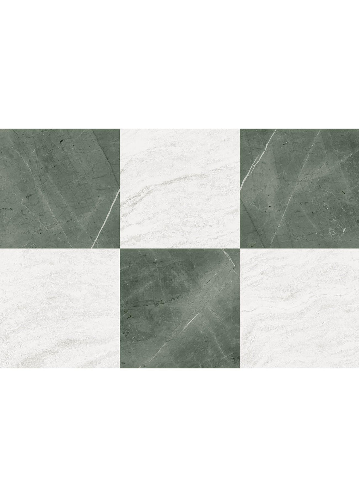 FloorPops x Chris Loves Julia Bonneville Jade Peel and Stick Floor Tiles, FP6332